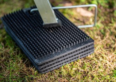 Zachte grondladder nivelleermachine